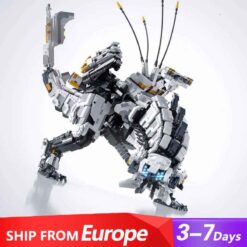 Horizon Zero Dawn Thunder Jaw MOC-15474 Mechanical Robot T-Rex UCS Building Blocks Kids Toy