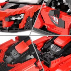 Mould King 10007 Creative Senna GTR Sports Super Car 4