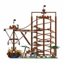 Mould King 11013 Large Double Helix Technical Loop Roller Coaster with Motors 1