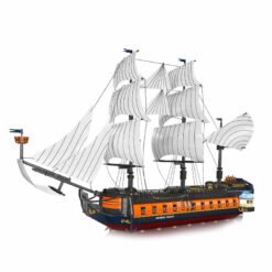 Mould King 13192 Imperial Frigate Royal Fleet Pirates of The Caribbean Large Sailing Pirate Ship