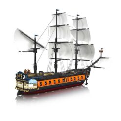 Mould King 13192 Imperial Frigate Royal Fleet Pirates of The Caribbean Large Sailing Pirate Ship