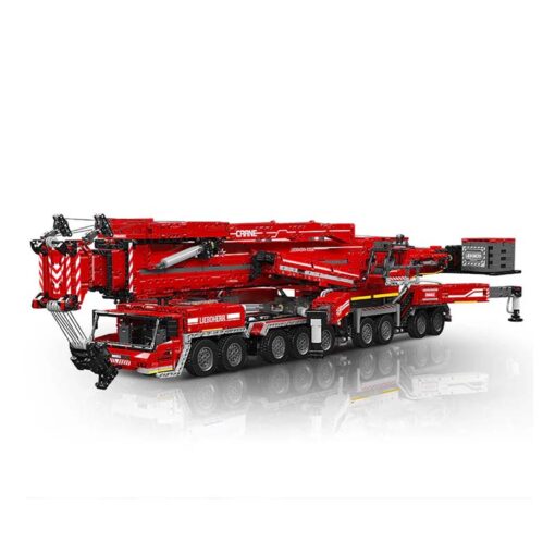 Mould King 17008 Red Liebherr LTM 11200 Remote Controlled Crane With Motor