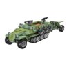 Mould King 20027 Army Truck Model Sd.Kfz. 251 Military German Half-Track Armored Vehicle