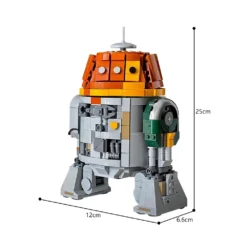 Star Wars MOC-180291 C1-10P Chopper Robot 75379 Mandalorian 980Pcs Building Blocks Bricks Kids Toy 4