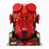 Hell Boy MOC-98370 The Red Hell Helmet Bust Mask Collection 1328Pcs Building Block Kids Toy 1