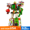 Mould King 12028 Christmas Train Transformer Robot