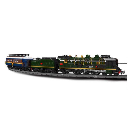 Mould King 12025 Orient Express SNCF 231 Steam Locomotives Lighting Train 4