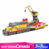 Mould King 12027 EMD SD40-2 Diesel Locomotive Rail Train with Motor