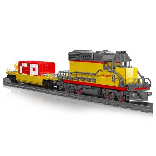 Mould King 12027 EMD SD40 2 Diesel Locomotive Rail Train with Motor2