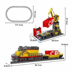 Mould King 12027 EMD SD40 2 Diesel Locomotive Rail Train with Motor4