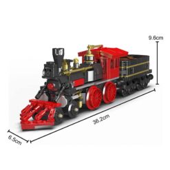 Mould King 12030 The General Steam Locomotive Train With Motors and Tracks 4