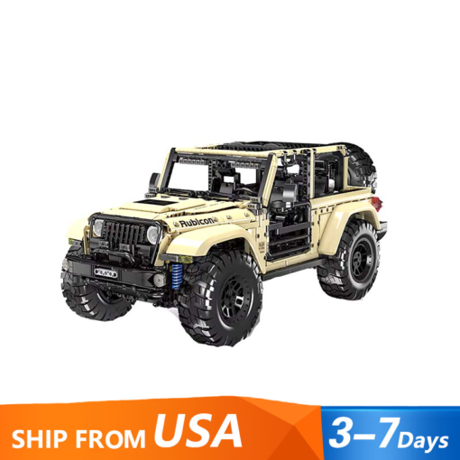 Mould King 13184 Off-Road 4x4 Wrangler Car Truck Remote Control With Motor