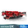 Mould King 17008 Red Liebherr LTM 11200 Remote Controlled Crane With Motor