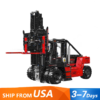 Mould King 17045 Remote Controlled Electric Red Heavy Duty Stacker Forklift With Motor