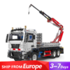 Mould King 17063 Truck-Mounted Construction Heavy Duty Pneumatic Crane