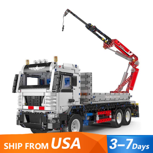 Mould King 17063 Truck-Mounted Construction Heavy Duty Pneumatic Crane