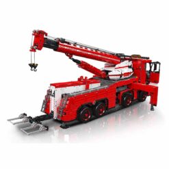 Mould King 19008 Motorized Tractor MKII Wrecker Mounting Pneumatic Crane Assembly Tow Truck 2