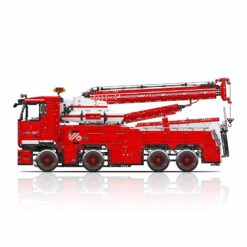 Mould King 19008 Motorized Tractor MKII Wrecker Mounting Pneumatic Crane Assembly Tow Truck 3