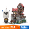 Wolfpack Tower & Medieval Ship MOC 136695 Classic Castle