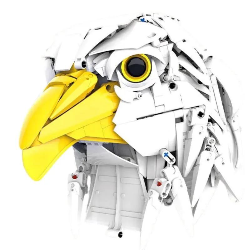 DK 5015 Eagle Head Ornaments Bird Creator Expert 1082Pcs Building Blocks Kids Toy DK 5015 Eagle Head Ornaments Hangable wall Creator Expert