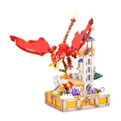 DK 7031 Dragon and Treasure Guarding the Witch Tower Movie & Game 927Pcs Building Blocks Kids Toy DK 7031 Dragon and Treasure Guarding the Witch Tower Movie & Game