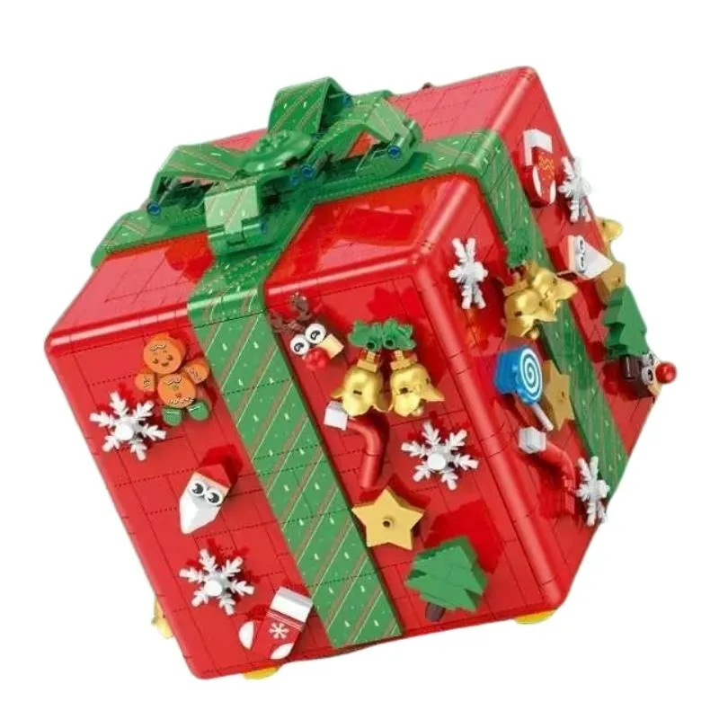 GULY 60506 Christmas Surprise Gift Box Christmas Seasonal 2866Pcs Building Blocks Kids Toy GULY 60506 Christmas Surprise Box Christmas Seasonal Creator