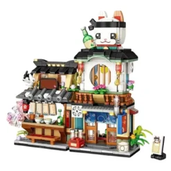 JIESTAR 21803 Mini Bricks Street View Serial Izakaya 789Pcs Building Blocks Kids Toy JIESTAR 21803 Mini Bricks Street View Serial Izakaya