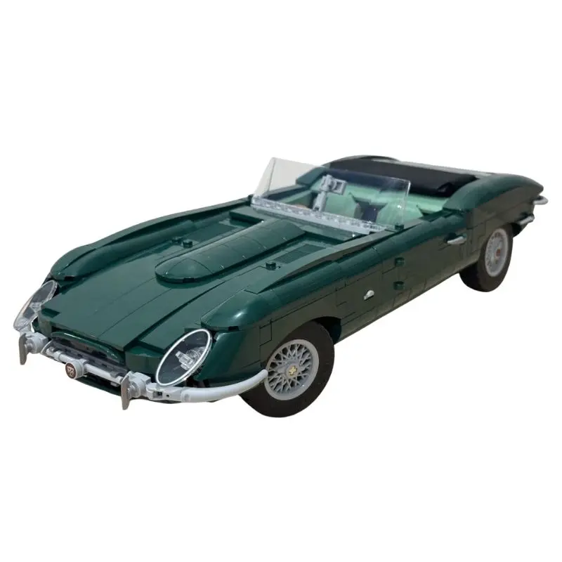 Jaguar E-Type 11381 Vintage Race Car Technic 1673Pcs Building Blocks Bricks Kids Toy Jaguar E-Type 11381 Technic