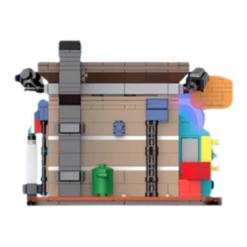 KS002 Sushi Restaurant BrickCool Cyber Street Corner Cyberpunk Modular Buildings 661Pcs Building Blocks Kids Toy KS002 Sushi Restaurant BrickCool Cyber Street Corner Modular Buildings
