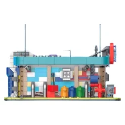 KS003 Chinese RestaurantBrickCool Cyber Street Corner Cyberpunk Modular Buildings 1318Pcs Building Blocks Kids Toy KS003 Chinese restaurants BrickCool Cyber Street Corner Modular Buildings