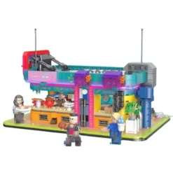 KS003 Chinese RestaurantBrickCool Cyber Street Corner Cyberpunk Modular Buildings 1318Pcs Building Blocks Kids Toy KS003 Chinese restaurants BrickCool Cyber Street Corner Modular Buildings