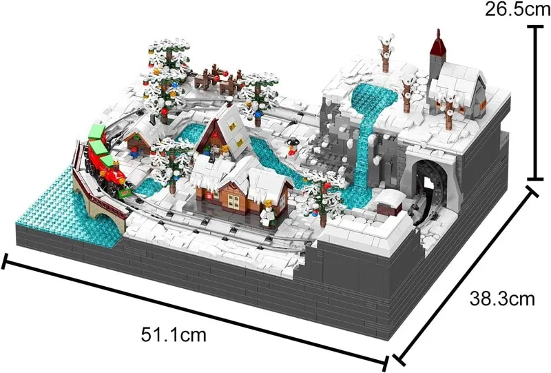 Mould King 12029 Christmas Train Wonderland 4232Pcs Building Blocks Kids Toy Mould King 12029 Christmas Train Wonderland 4232Pcs Building Blocks Kids Toy - Image 5