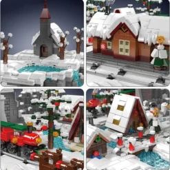 Mould King 12029 Christmas Train Wonderland 4232Pcs Building Blocks Kids Toy Mould King 12029 Christmas Train Wonderland 4232Pcs Building Blocks Kids Toy - Image 2